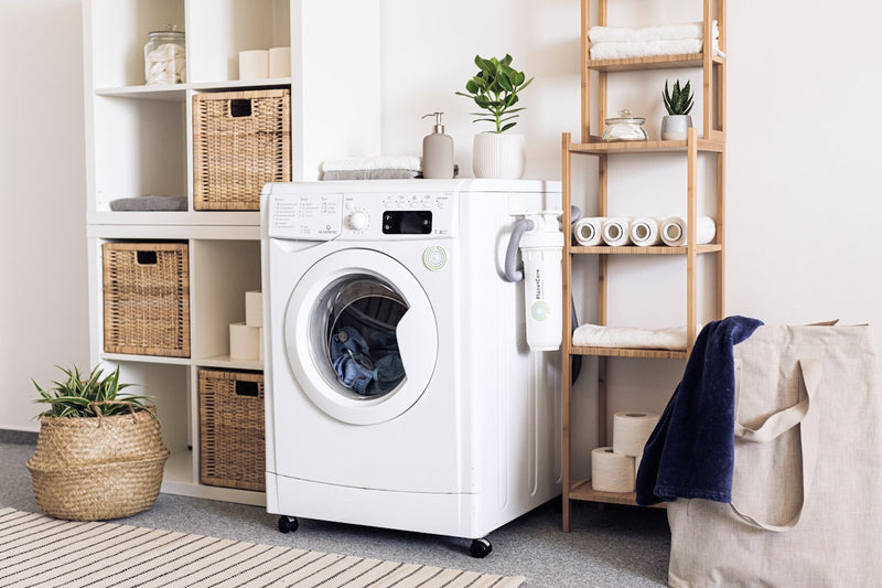 Modern washing machine in laundry room – Hisense washing machines Jordan 2026