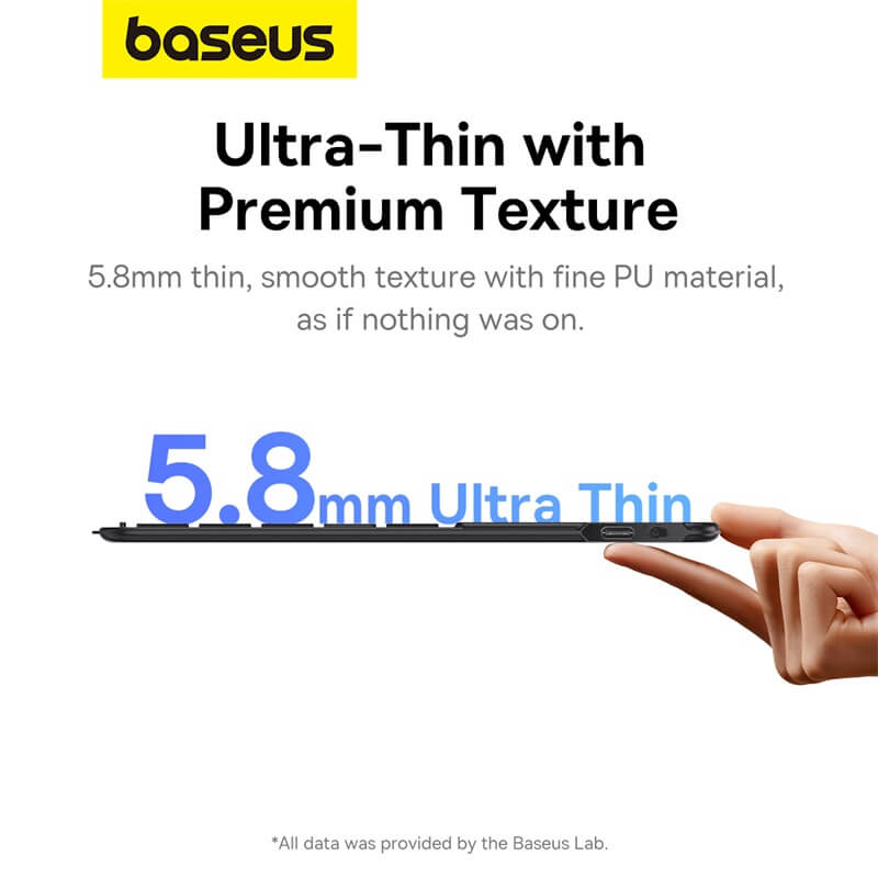 حافظة لوحة المفاتيح المغناطيسية بريليانس من باسيوس لجهاز ايباد أير وبرو