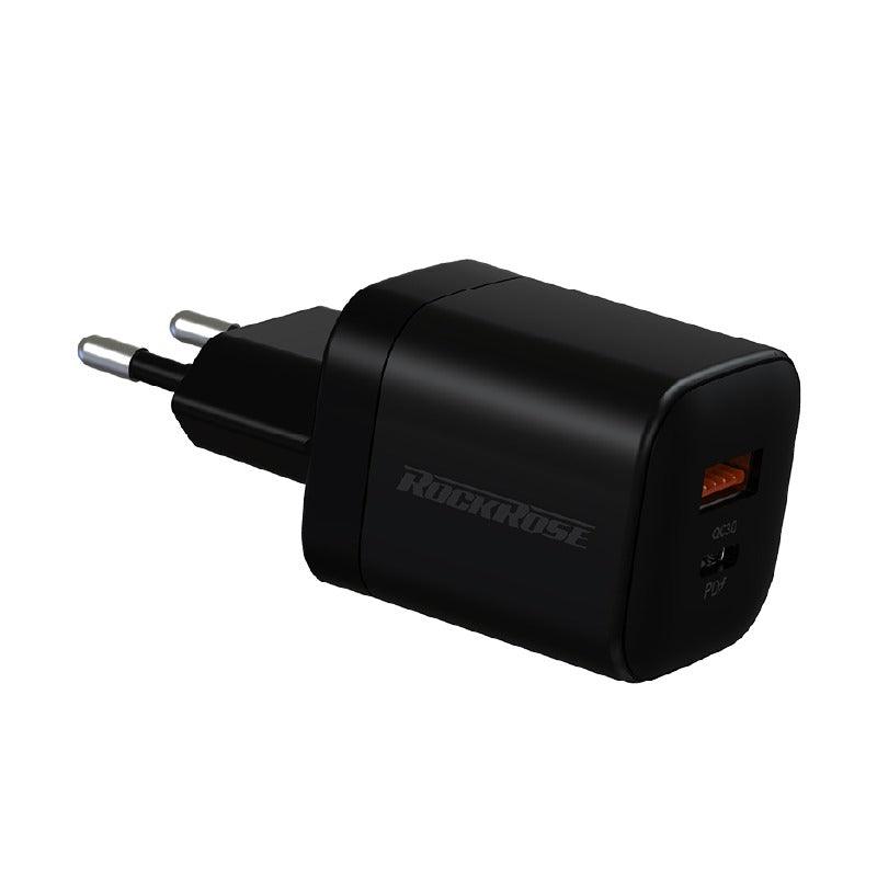 Rockrose 20W PD & QC 3.0 2-Port Walll Charger 2pen