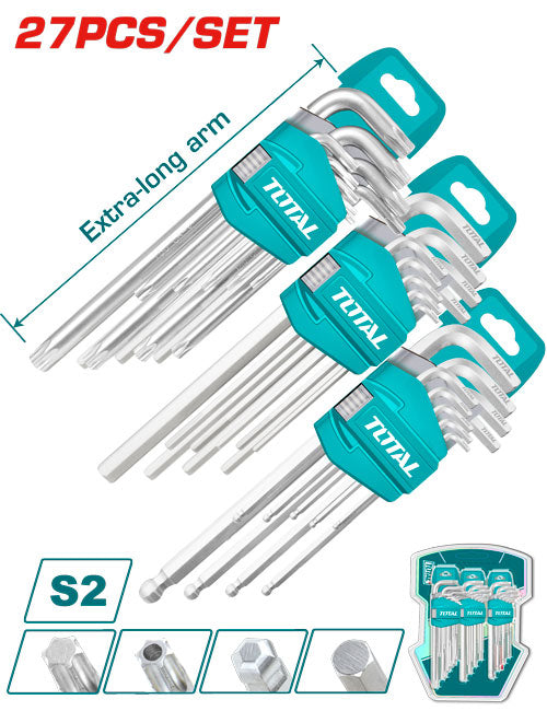 طقم الن كي 27 مفتاح من توتال (THT106KT0271)