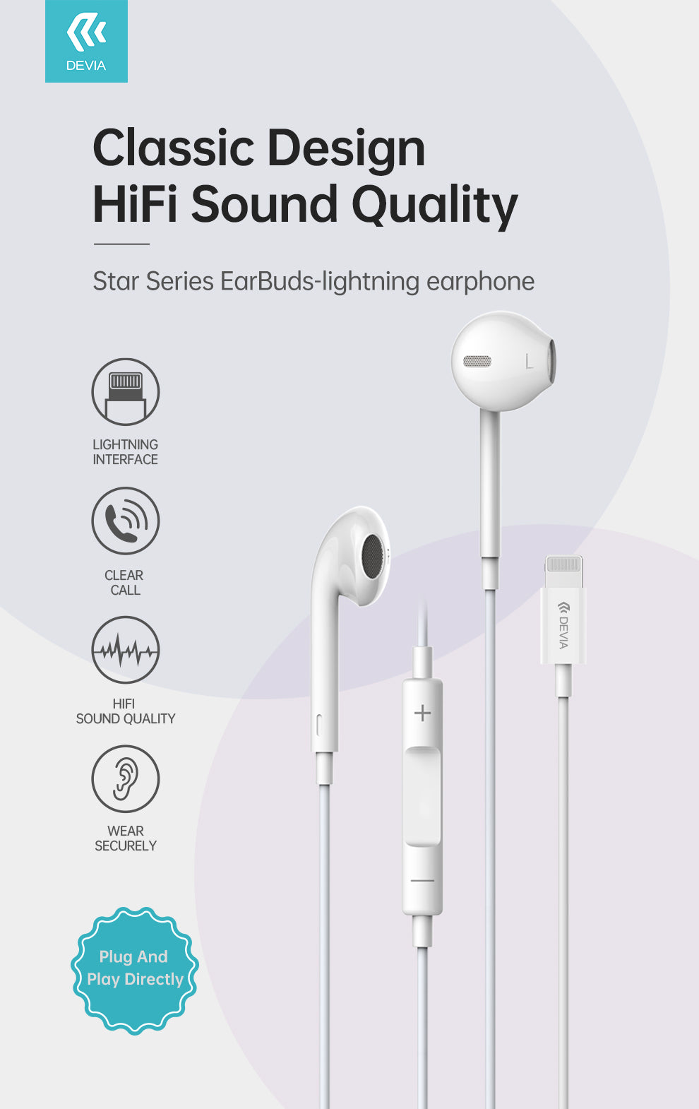 سماعات أذن لايتنينج من سلسلة ستار ديفيا