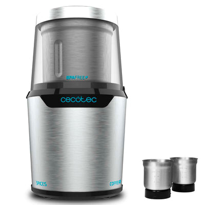 Cecotec TitanMill 300 DuoClean — Dual-Container Coffee & Spice Grinder, No Flavor Mix
