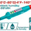 Total TOS23033 Testing Kit – Temperature, Humidity, Gas, Wood Moisture