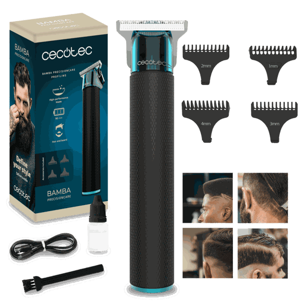 ماكينة تشذيب Cecotec PrecisionCare لحية وشعر USB