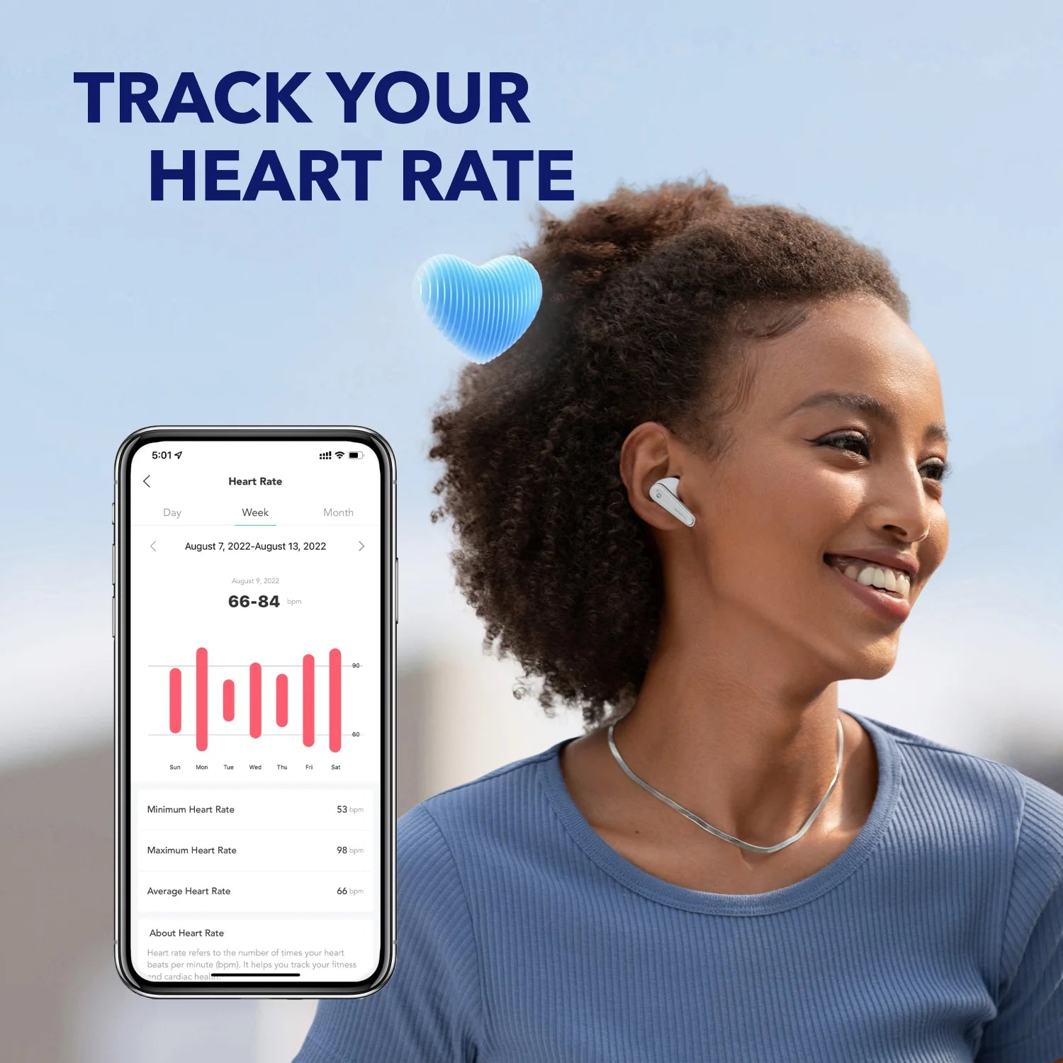 Anker Liberty 4 – ANC Wireless Earbuds with Heart Rate Sensor