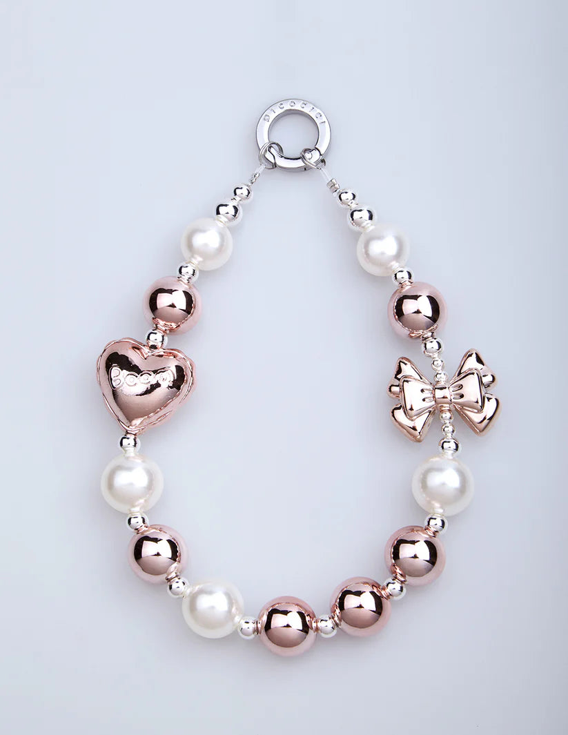 Picocici Streamer Bow Butt Peach-2 - Stylish Phone Charm