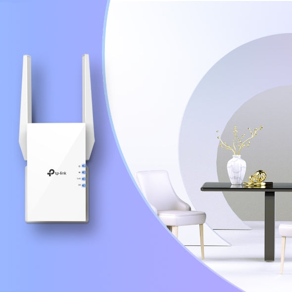 موسع نطاق Wi-Fi AX1500 من TP-Link موسع نطاق متصل بالحائط
