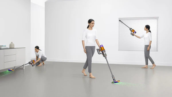 مكنسة كهربائية لاسلكية Dyson V12 Detect Slim - فضية