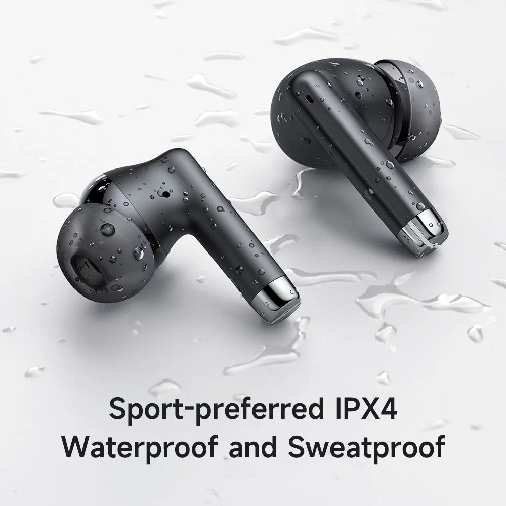 سماعات أذن مكدودو بشاشة رقمية وحبل - أسود