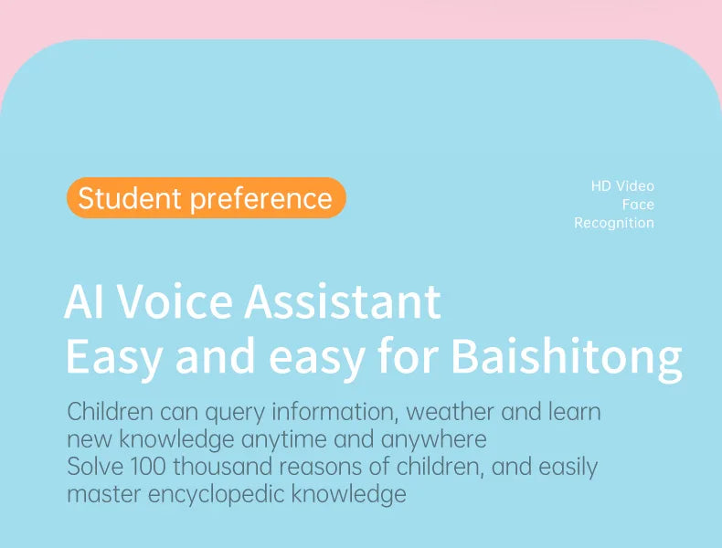 ساعة فيكوشا VB1 الذكية للأطفال بتقنية GPS و4G - SOS، ومعدل ضربات القلب، ومقاومة للماء IP67