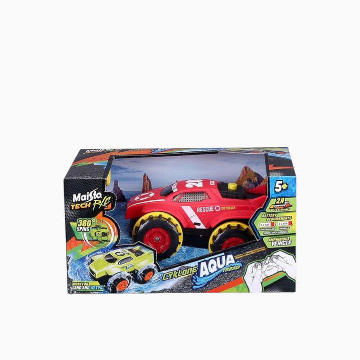 Maisto Cyklone Aqua Tread – 2.4 GHz (Batteries Not Included) Remote Control Car
