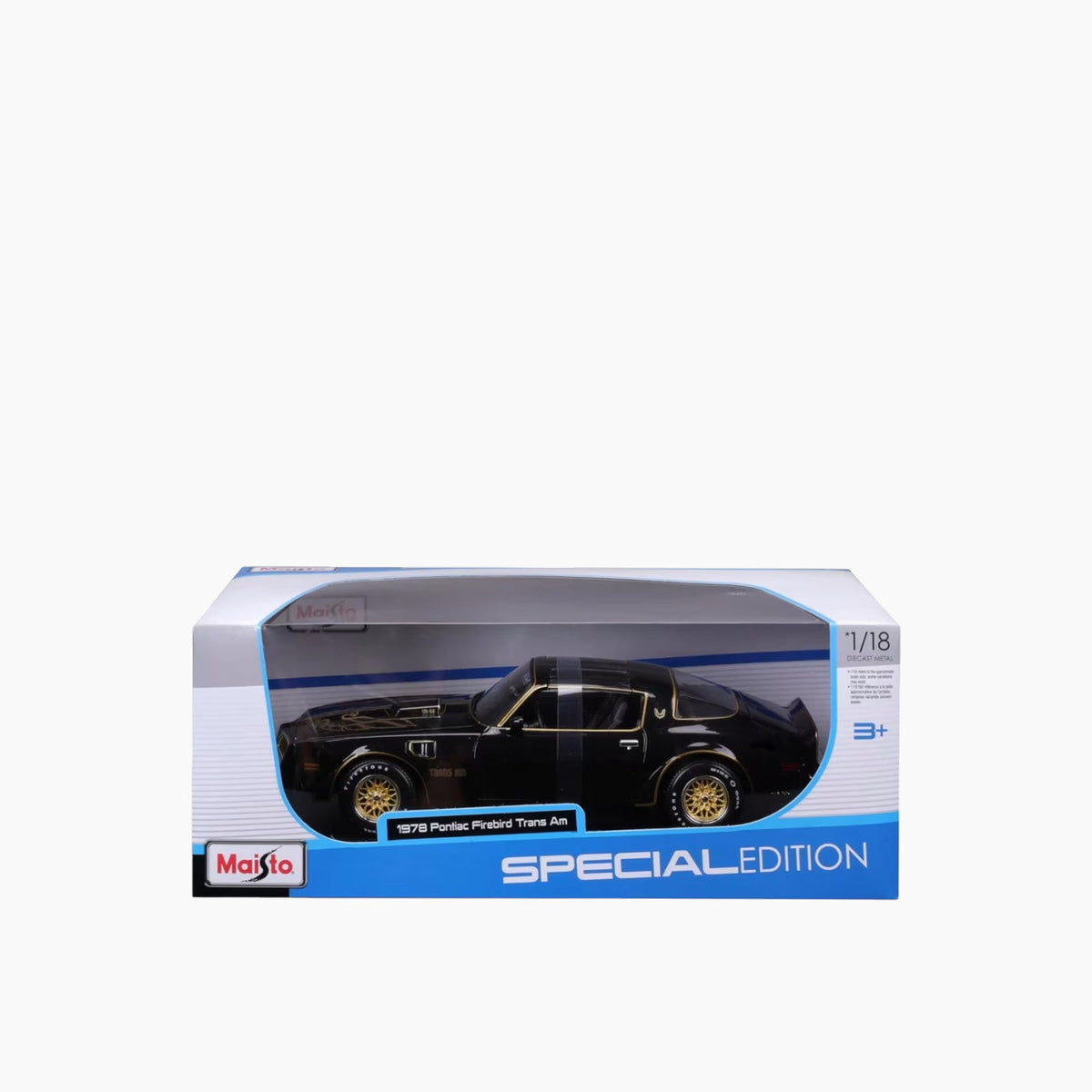 Maisto 1978 Pontiac Firebird Trans AM Die-Cast Model Car – 1:18 Scale