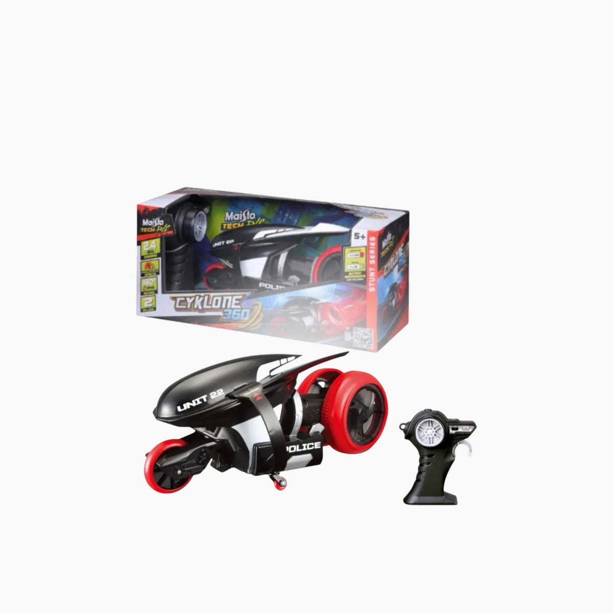 Maisto Cyklone 360 – 2.4 GHz (Batteries Not Included) Remote Control Car