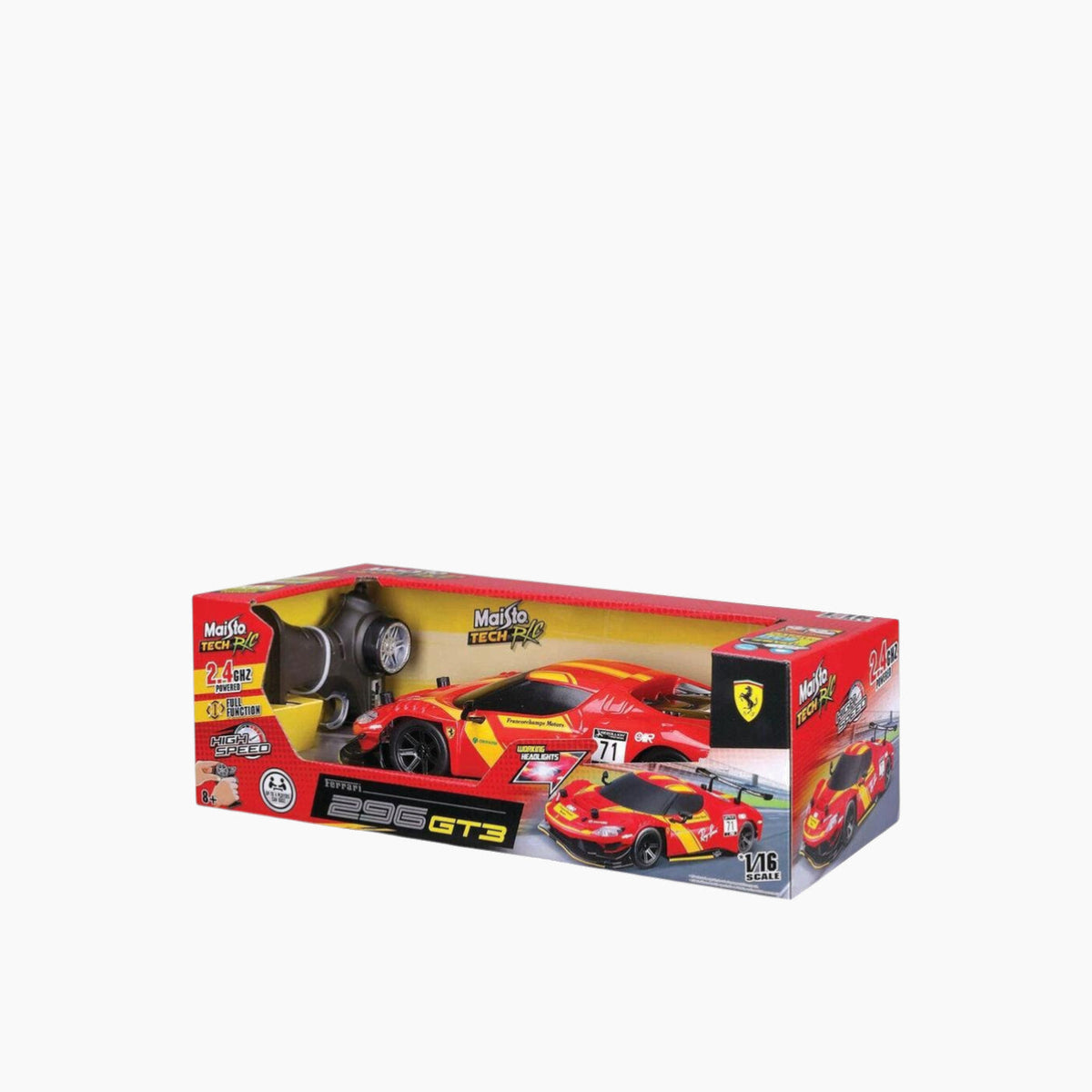 Maisto Ferrari 296 GT3 Remote Control Car