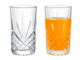Madame Coco Aron 4-Piece Beverage Glass Set 370ml by Statement-Making Drinking Glasses for Everyday & Entertaining