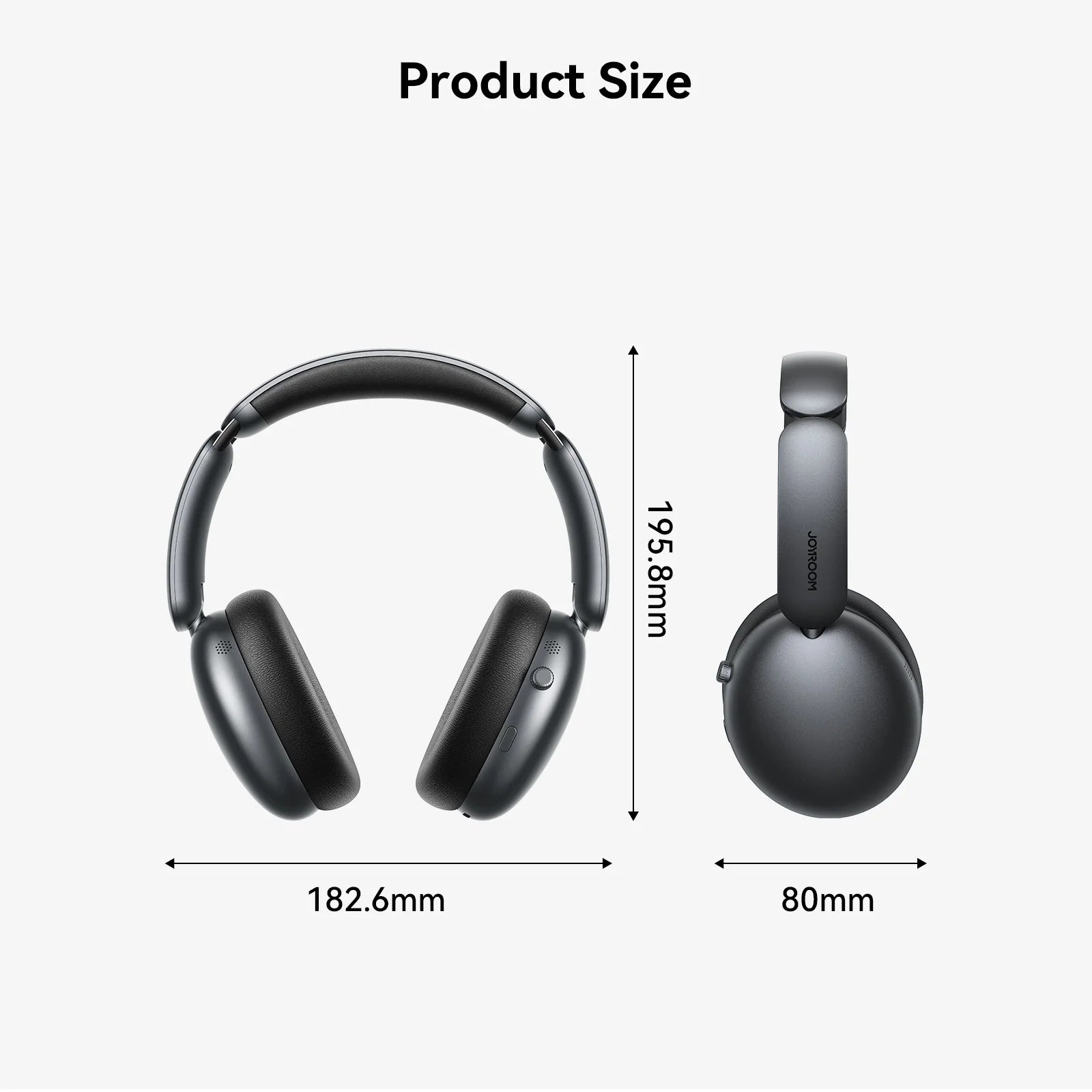 JOYROOM JR-JH1 Wireless ANC Headphones – 120H Playtime