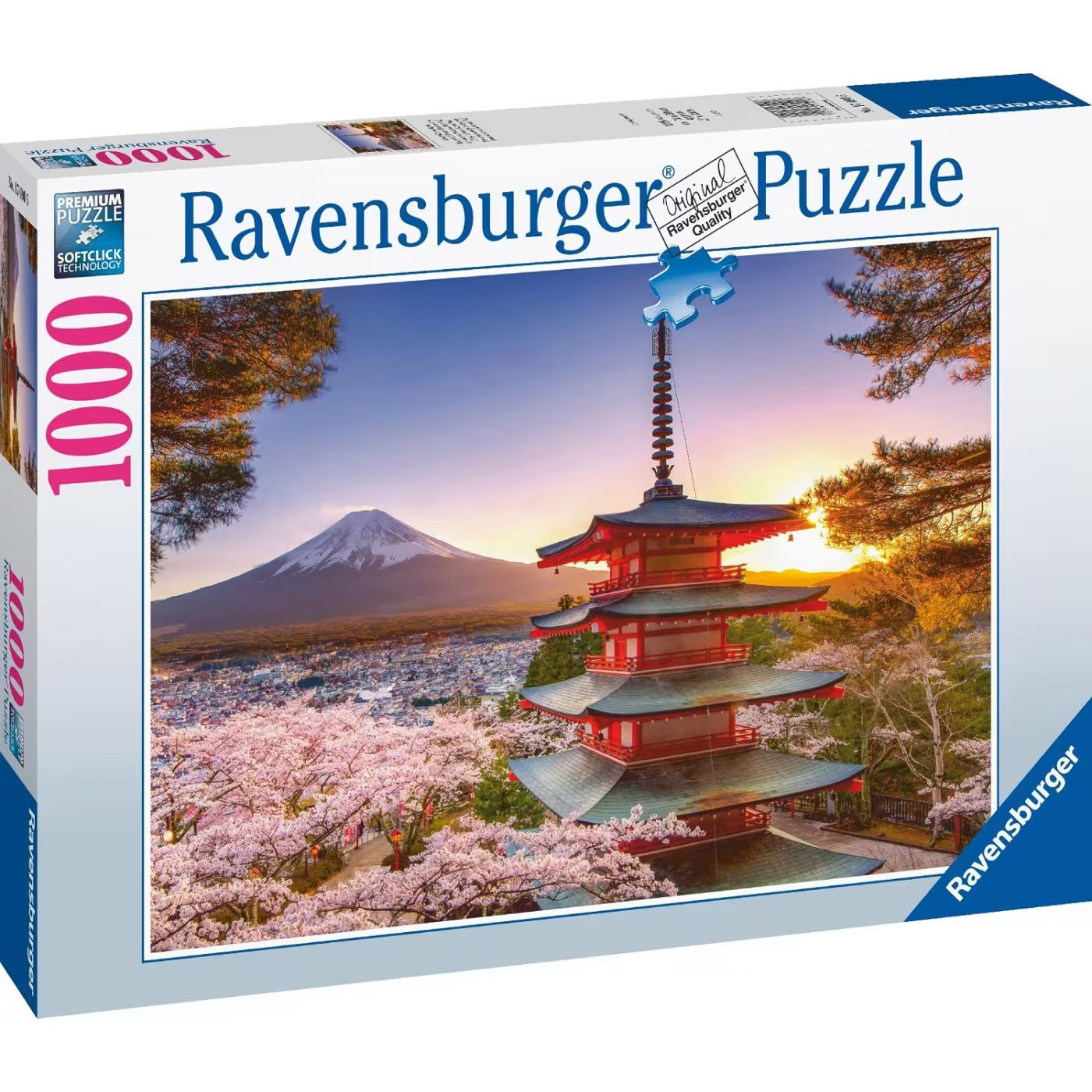 أحجية Ravensburger 1000 قطعة - أزهار الكرز، اليابان