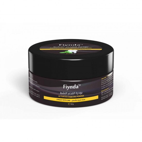 FIYNDA Activated Charcoal Tooth Powder – Natural Teeth Whitening Formula