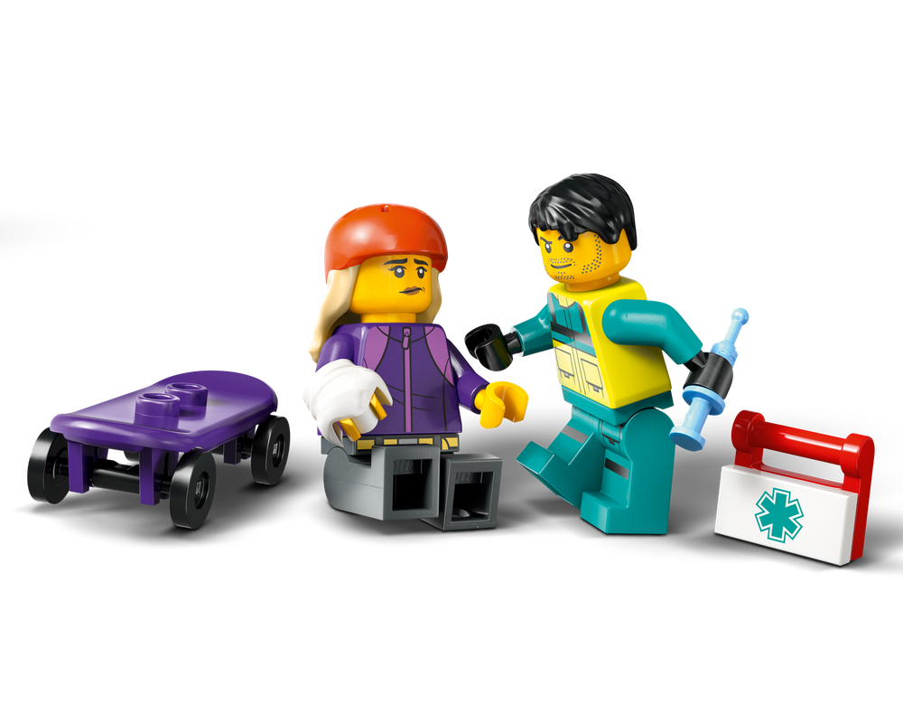 LEGO سيتي – سيارة إسعاف الطوارئ 60451-1