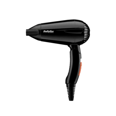 BaByliss Travel Hair Dryer, 2000W, 2 Heat Settings - 5344SDE