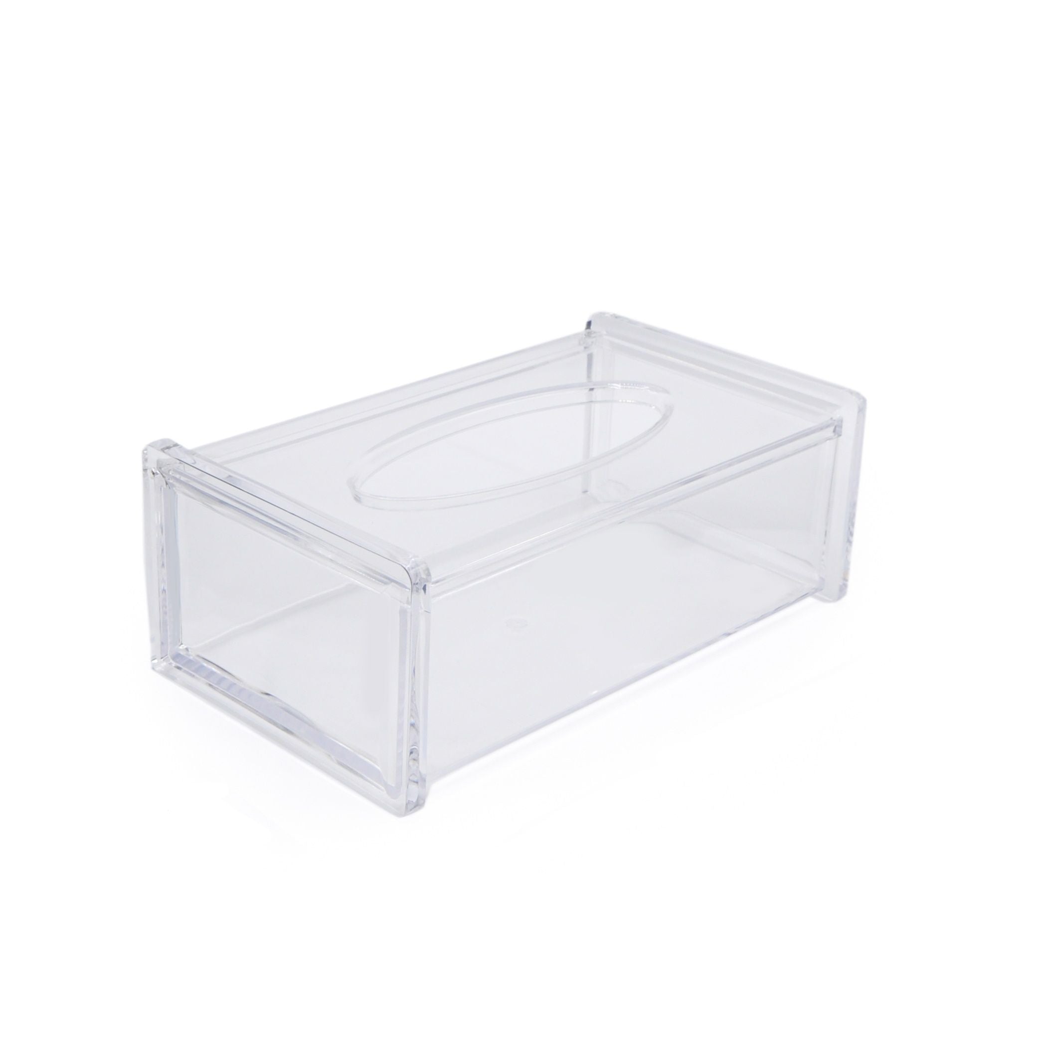 علبة مناديل أكريليك من Al-Hoora - شفاف أنيق وعصري