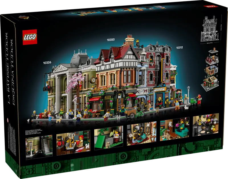 LEGO® Tudor Corner - مبنى كلاسيكي بتفاصيل معمارية