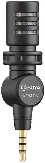 ميكروفون BOYA BY-M110 صغير الحجم بجودة صوت احترافية