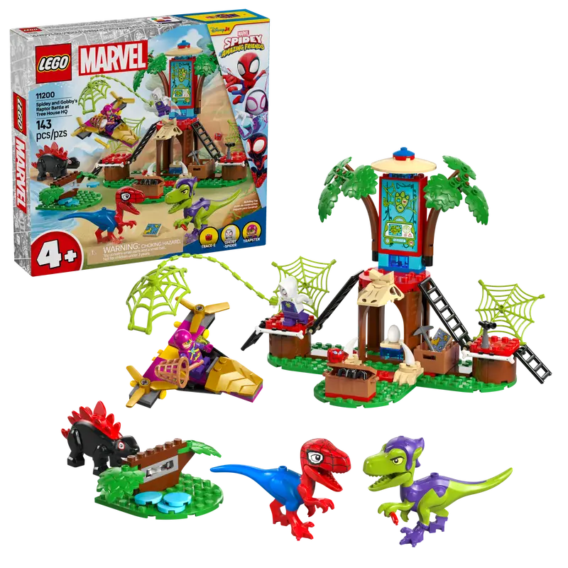 LEGO Spidey مع معركة الرابتور – بيت الشجرة 6526770