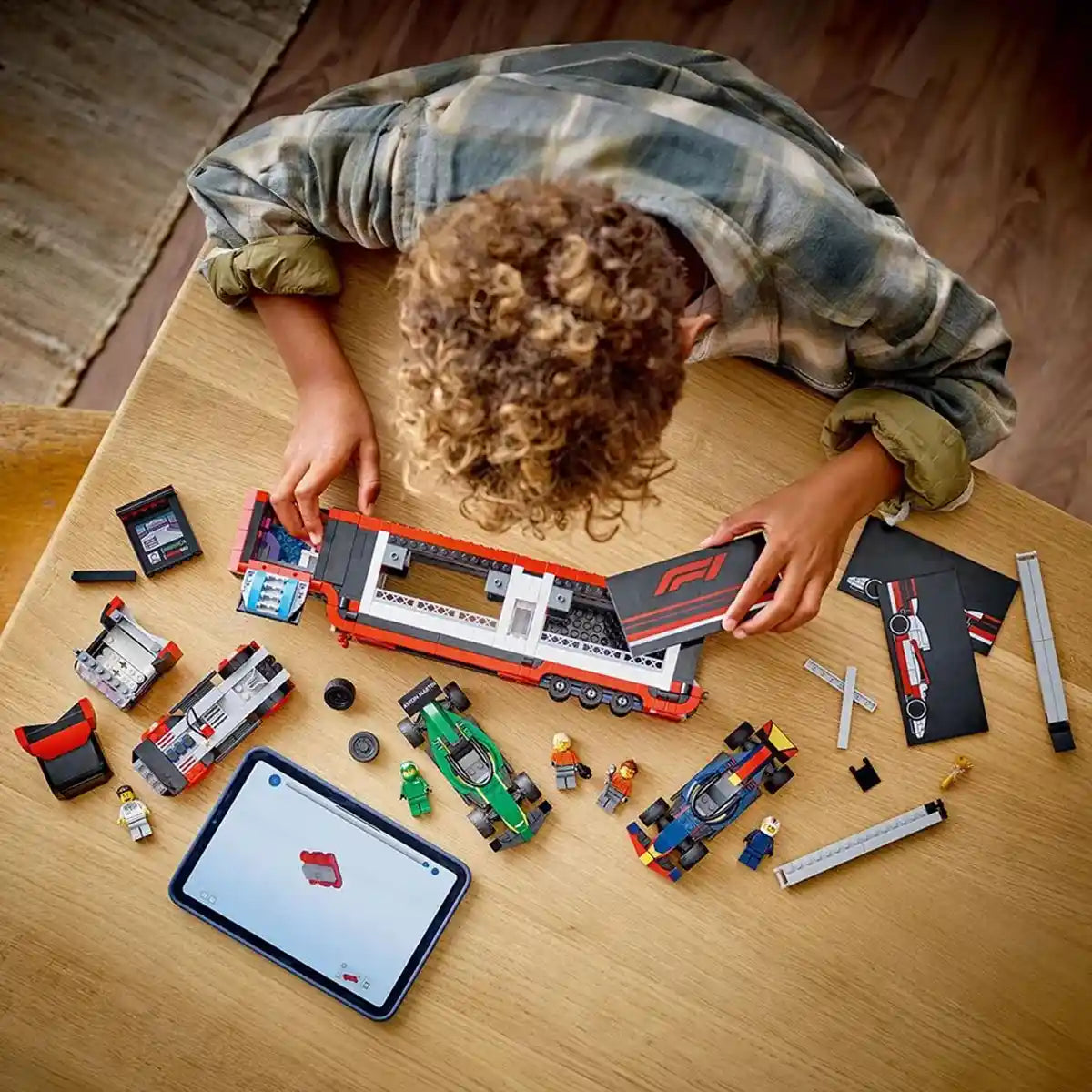 LEGO City F1 Truck with RB20 & AMR24 Cars Set