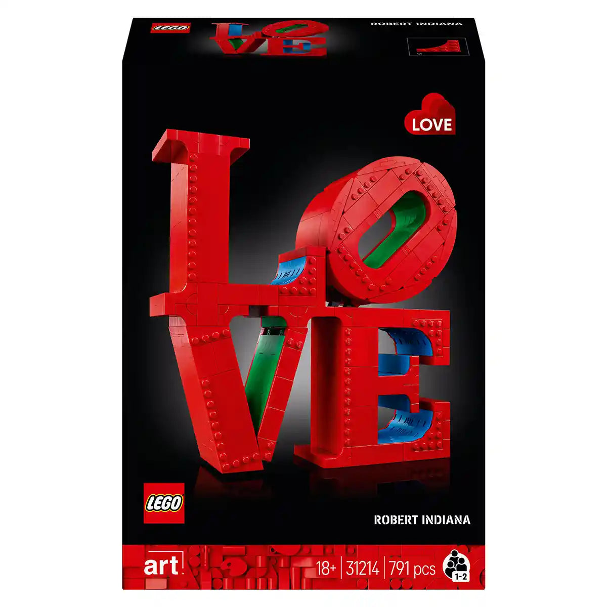 LEGO® Art - Love, Gift for Couples & Home Décor 31214