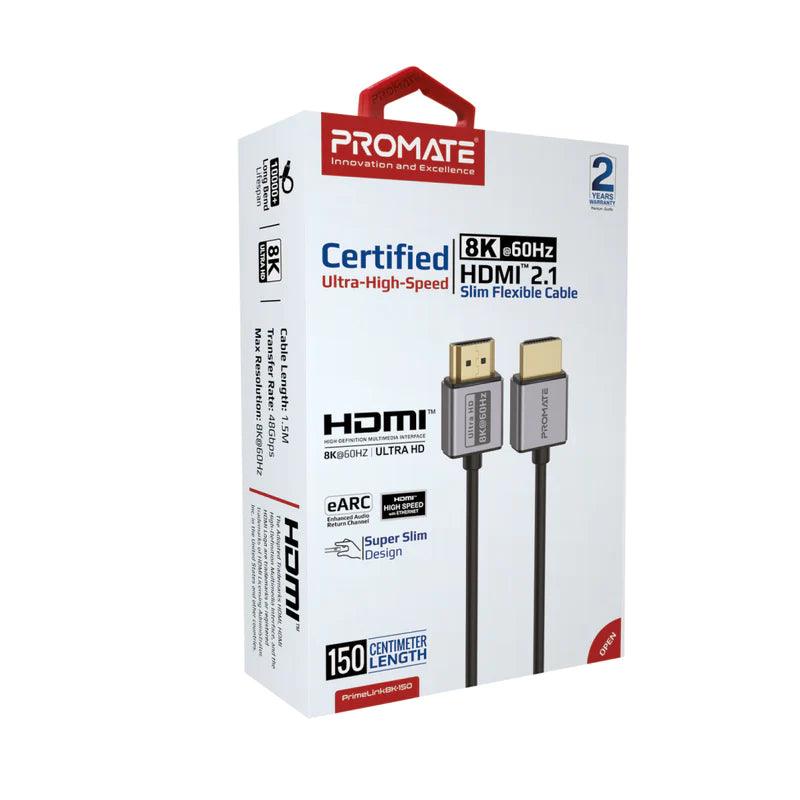 PROMATE HDMI 2.1 Cable Ultra Speed 8K@60Hz 48Gbps - Pre Order