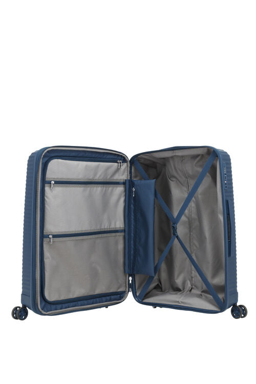 شنطة سفر Samsonite زرقاء 106 لتر – تصميم موحد للجنسين