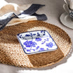 Rêve Bleu Angers Square Plate - Madame Coco JO