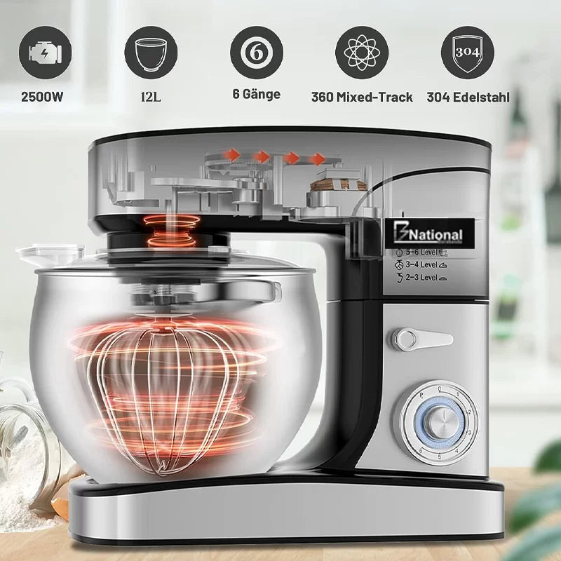 B NATIONAL Luxury electric mixer 3 in 1 capacity of 12 liters