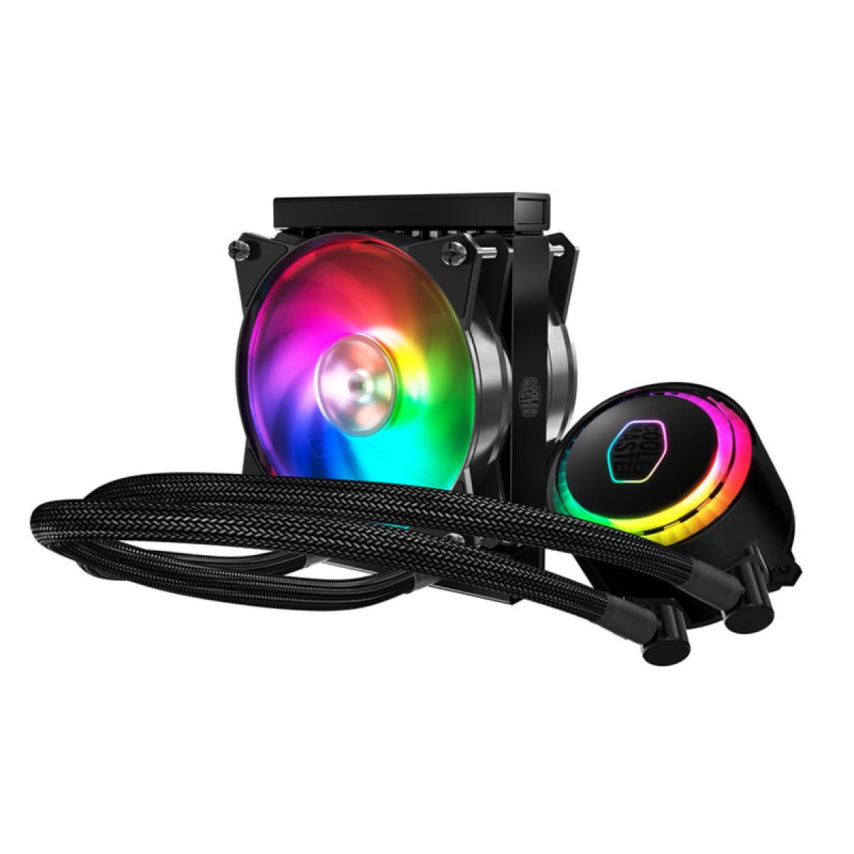 مبرد وحدة المعالجة المركزية السائل MASTERLIQUID ML120R RGB من كولر ماستر