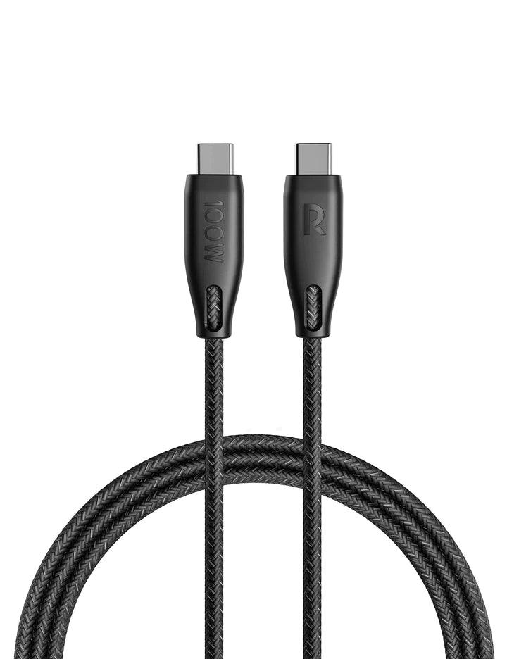 كابل شحن سريع من Ravpower Type-CC بطول 1.5 متر وقوة 100 وات (RP-CB1035)