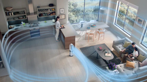 جهاز تنقية الهواء دايسون هوت آند كول الجيل الأول HP10 / الاستشعار التلقائي - أبيض