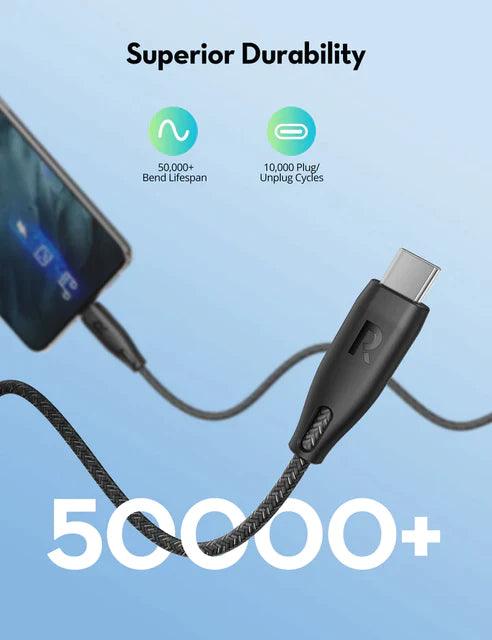 كابل شحن سريع من Ravpower Type-CC بطول 1.5 متر وقوة 100 وات (RP-CB1035)
