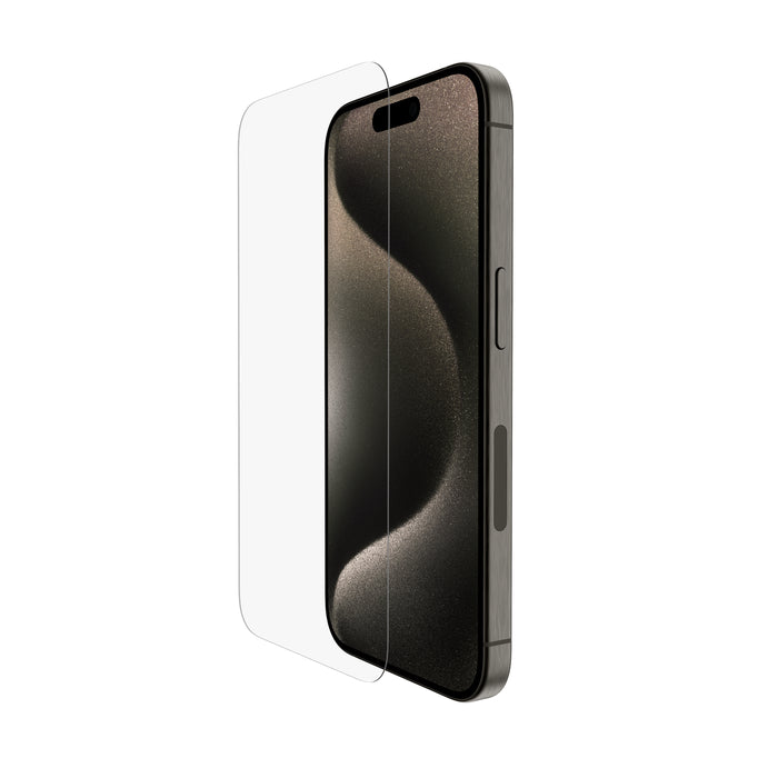 Belkin ScreenForce™ TemperedGlass Treated Screen Protector for iPhone 15 Pro