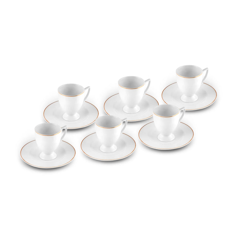 KARACA BOYOZ 85 ml Coffee Cup Set of 6 – Stylish Design