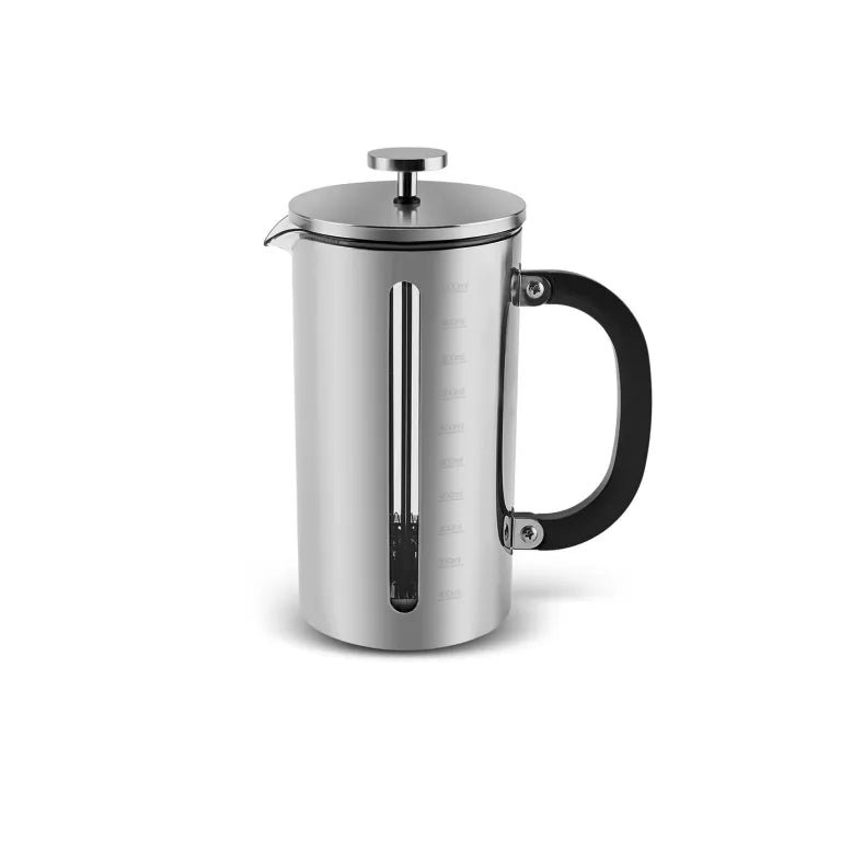 KARACA Poly French Press, 100ml – Compact Metal Design