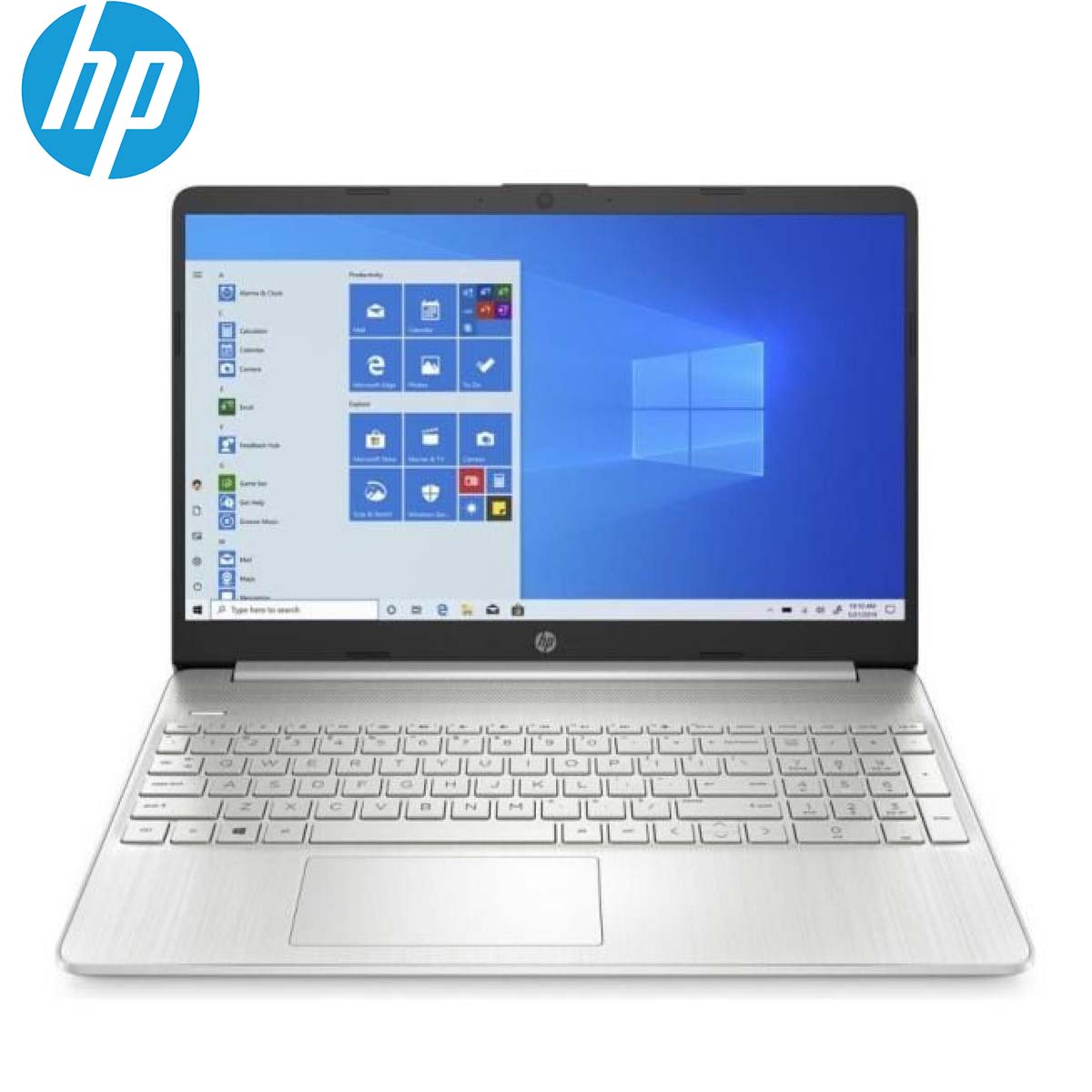 HP Laptop 15s-Eq1006ne AMD Ryzen 3 , 4GB DDR4 RAM , 256 SSD , AMD VEGA 3 Graphic , 15.6" Full HD Anti-Glare, , , Windows 11 Home