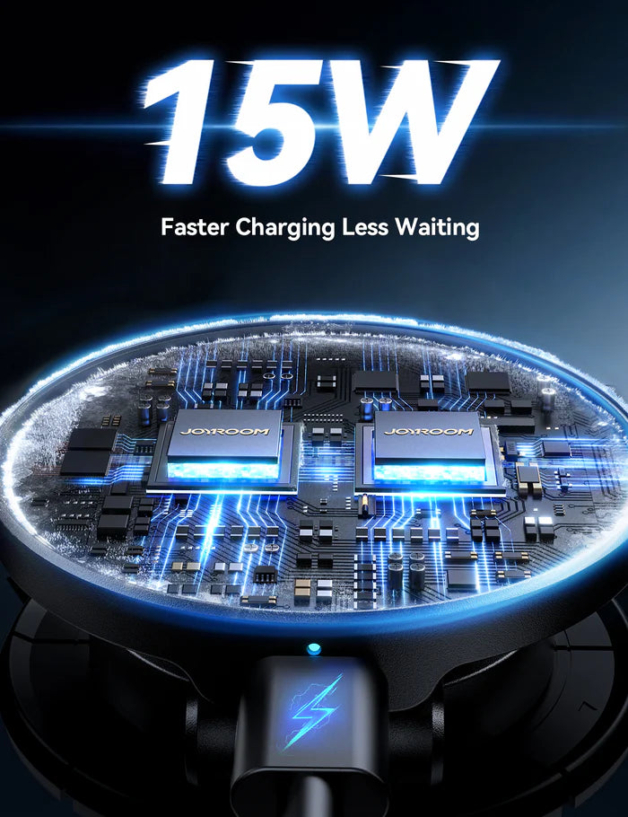 JOYROOM JR-ZS408 Magnetic Wireless Car Charger – MagSafe Mount