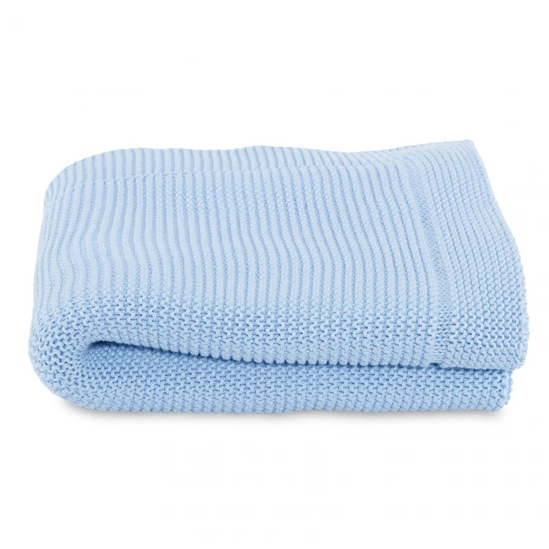 Chicco Tricot Knit Baby Blanket – Ocean Blue