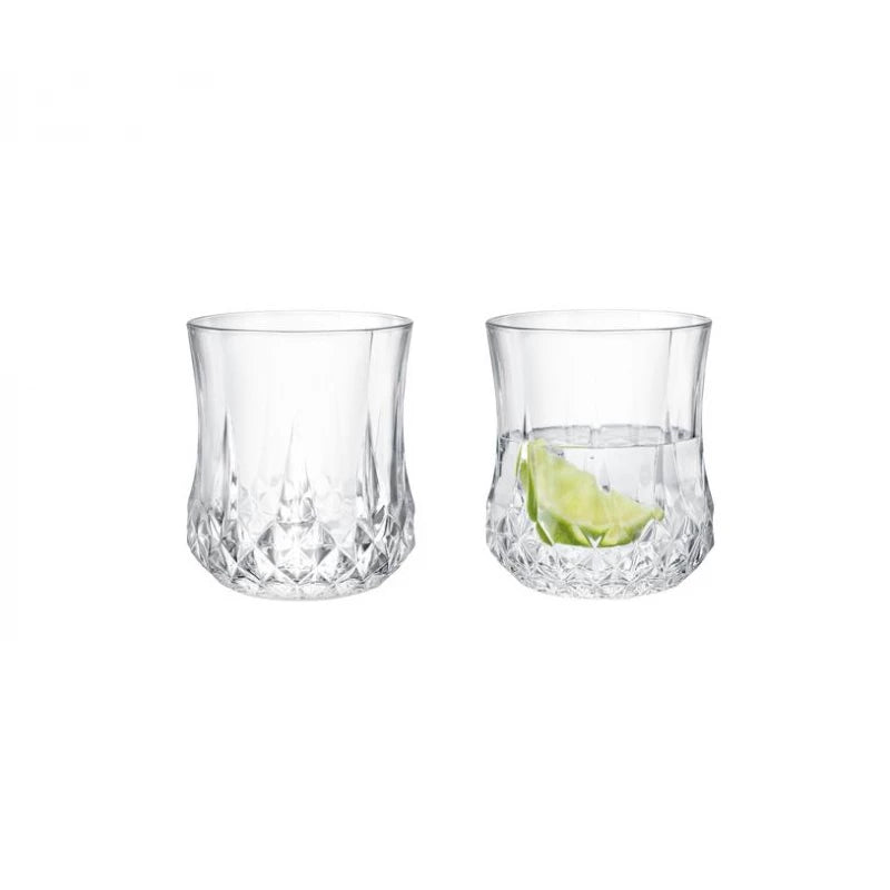 Audrey 4-Piece Water Glass Set by Madame Coco – Slender Refined Drinking Glasses with Lasting Crystal Clarity