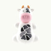 Flipper Fun Animal Toothbrush Holder with Suction Cup for Kids, Cow