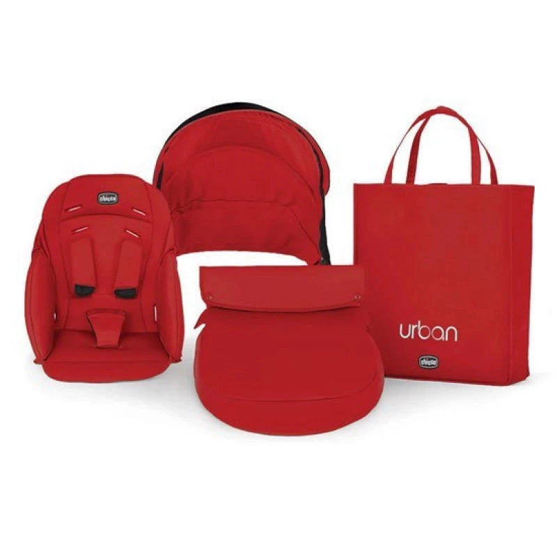 Chicco Urban Stroller – Red Wave Color Pack – Stylish & Cozy