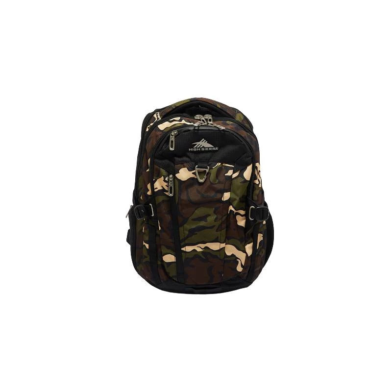 حقيبة ظهر هاي سييرا تيفرا المطبوعة – لون أخضر عصري