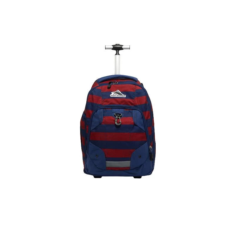 High Sierra Zestar Wheeled Backpack – Blue & Red Combo