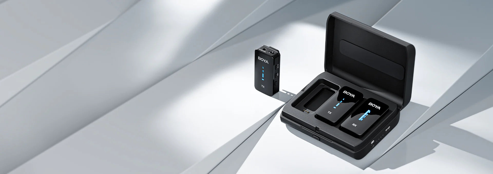 BOYA BY-XM6-K2 Dual Wireless Microphone System – 2.4GHz Compact Kit